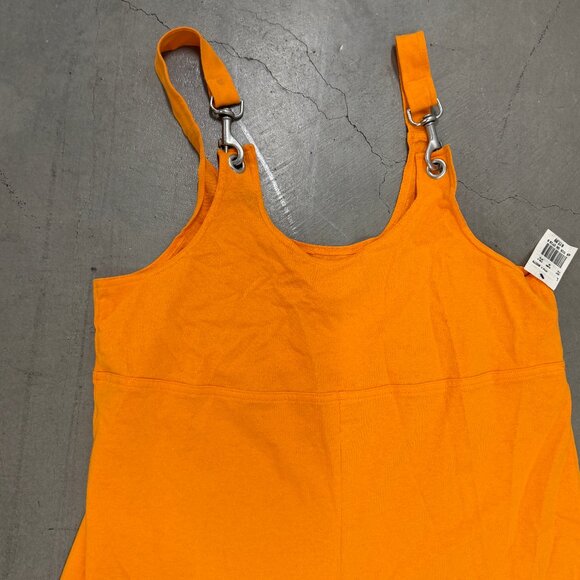 NWT Vintage Pro Spirit 90's Overall Tangerine Cotton Jumper - Picture 4 of 6